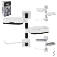 Полка в ванную настенная 11.5*6.5*21.5см