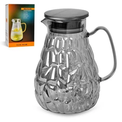 Графин стеклянный с крышкой 1.8л