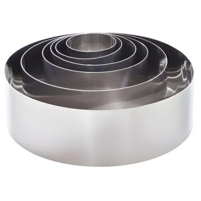 Кольца для формирования салата SS 6шт/наб 13*4см