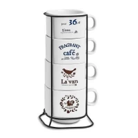 Чашки на подставке 