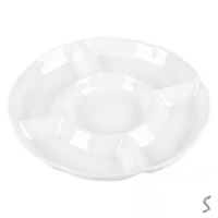 Менажница фарфор 24.5*24.5*2.5см