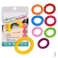 Браслет- репеллент от комаров и насекомых d-5.5см (до 7 дней)