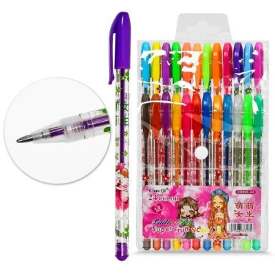 Набор гелевых ручек 24цв Набор гелевых ручек 24цв