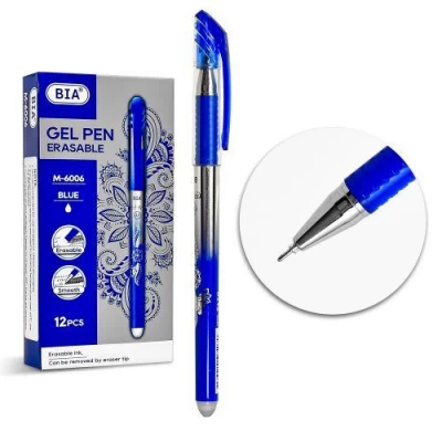 Ручка гелевая стираемая синяя Ручка гелевая стираемая синяя