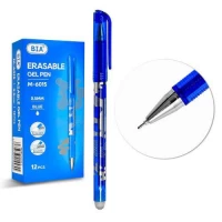 Ручка гелевая стираемая синяя