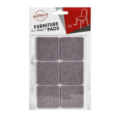 Наклейки на ножки стула/стола квадр 6шт/л 4.5см Наклейки на ножки стула/стола квадр 6шт/л 4.5см