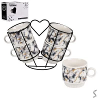 Чашки на подставке 