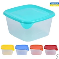 Контейнер пищевой прозрачный "Каскад" 1.2л 14*14*8.2см