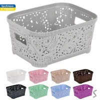 Корзина-плетенка "Ажур" 1.8л 15*20*9см	