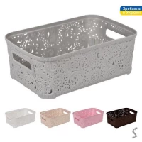 Корзина-плетенка "Ажур" 4.7л 20*30.5*11.5см	