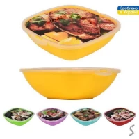 Миска-салатница с крышкой 