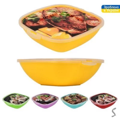 Миска-салатница с крышкой 