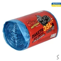 Пакеты для мусора 35л 100шт/уп