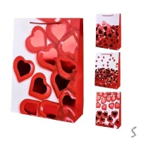 Пакет подарочный бумажный L 