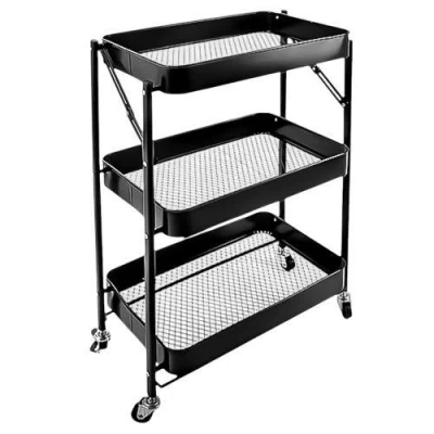 Этажерка на колесах 3яр 45*29.5*76см Этажерка на колесах 3яр 45*29.5*76см