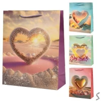 Пакет подарочный бумажный M 