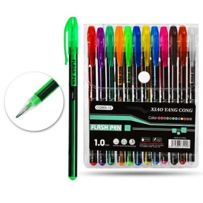 Набор гелевых ручек "Basir" 12цв Набор гелевых ручек "Basir" 12цв