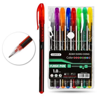 Набор гелевых ручек "Basir" 8цв Набор гелевых ручек "Basir" 8цв