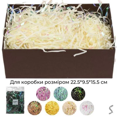 Декоративный наполнитель для подарочных коробок 30г