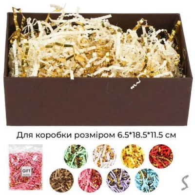 Декоративный наполнитель для подарочных коробок 30г