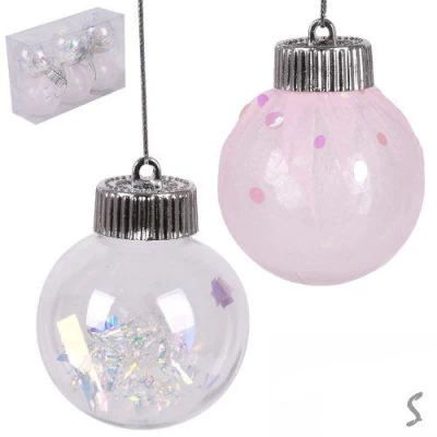 Елочные шарики 6см 6шт/наб