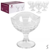 Креманки стекло 6шт/наб 250мл