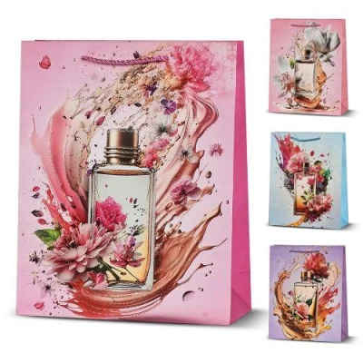 Пакет подарочный бумажный S "Perfume" 18*23*10см