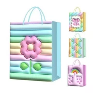 Пакет подарочный бумажный L 