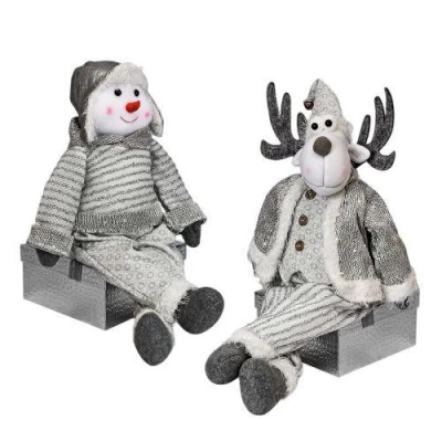 Фигура новогодняя "Santa&Co" 51см