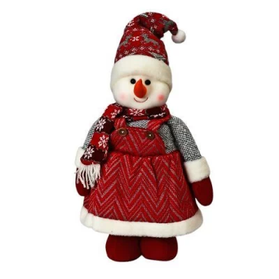 Фигура новогодняя "Snowman" 46-85см (ноги-телескоп)