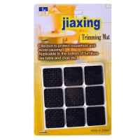 Наклейки на ножки стула/стола квадр 2.5*2.5см 9шт/л