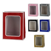 Пакет подарочный бумажный L 