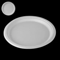 Тарелка одноразовая из сахарного тростника (багассы) 