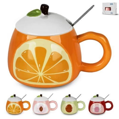 Чашка с крышкой и ложкой 