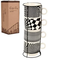 Чашки на подставке 