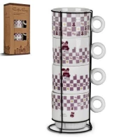 Чашки на подставке 