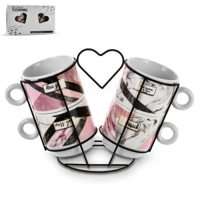 Чашки на подставке 