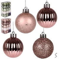 Елочные шарики 4см 30шт/наб