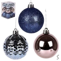 Елочные шарики 6см 12шт/наб