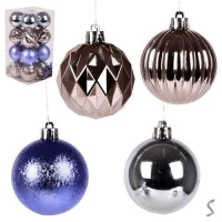 Елочные шарики 6см 16шт/наб
