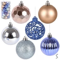 Елочные шарики 6см 41шт/наб