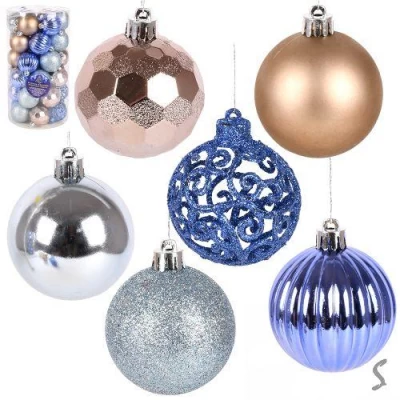 Елочные шарики 6см 41шт/наб