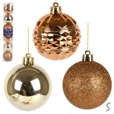 Елочные шарики 6см 6шт/наб