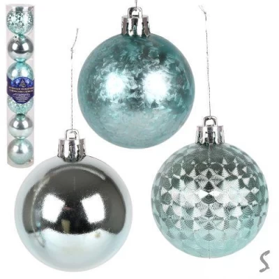 Елочные шарики 6см 6шт/наб