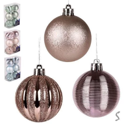 Елочные шарики 6см 6шт/наб