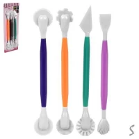 Набор стеков для работы с мастикой 4пр/наб 9*20см