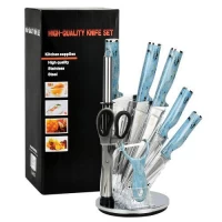 Ножи кухонные на подставке 8пр/наб 35см