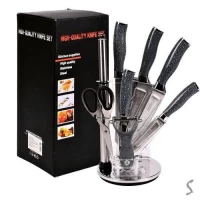 Ножи кухонные на подставке 8пр/наб 36см