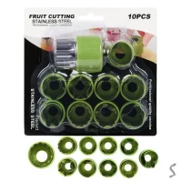 Плунжер кондитерский для печенья/мастики/фруктов 10пр/наб 16.5*16см