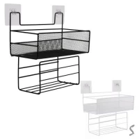 Полка с держателем настенная S 26*13.5*26см